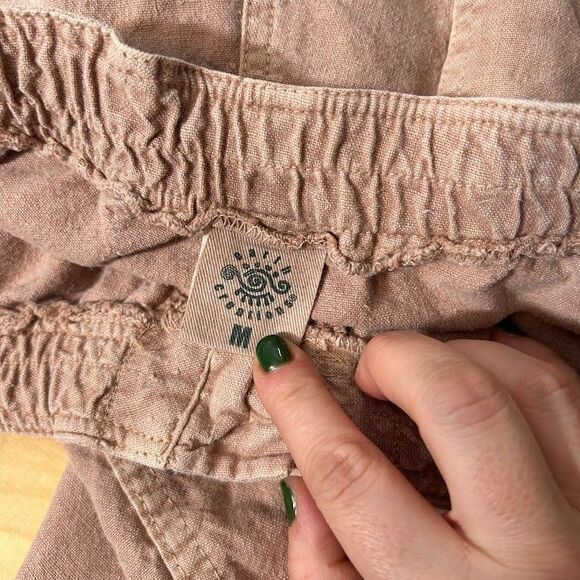 Earth Creations Hemp Organic Cotton Wide Leg Cropped Pants USA Made - Picture 9 of 11